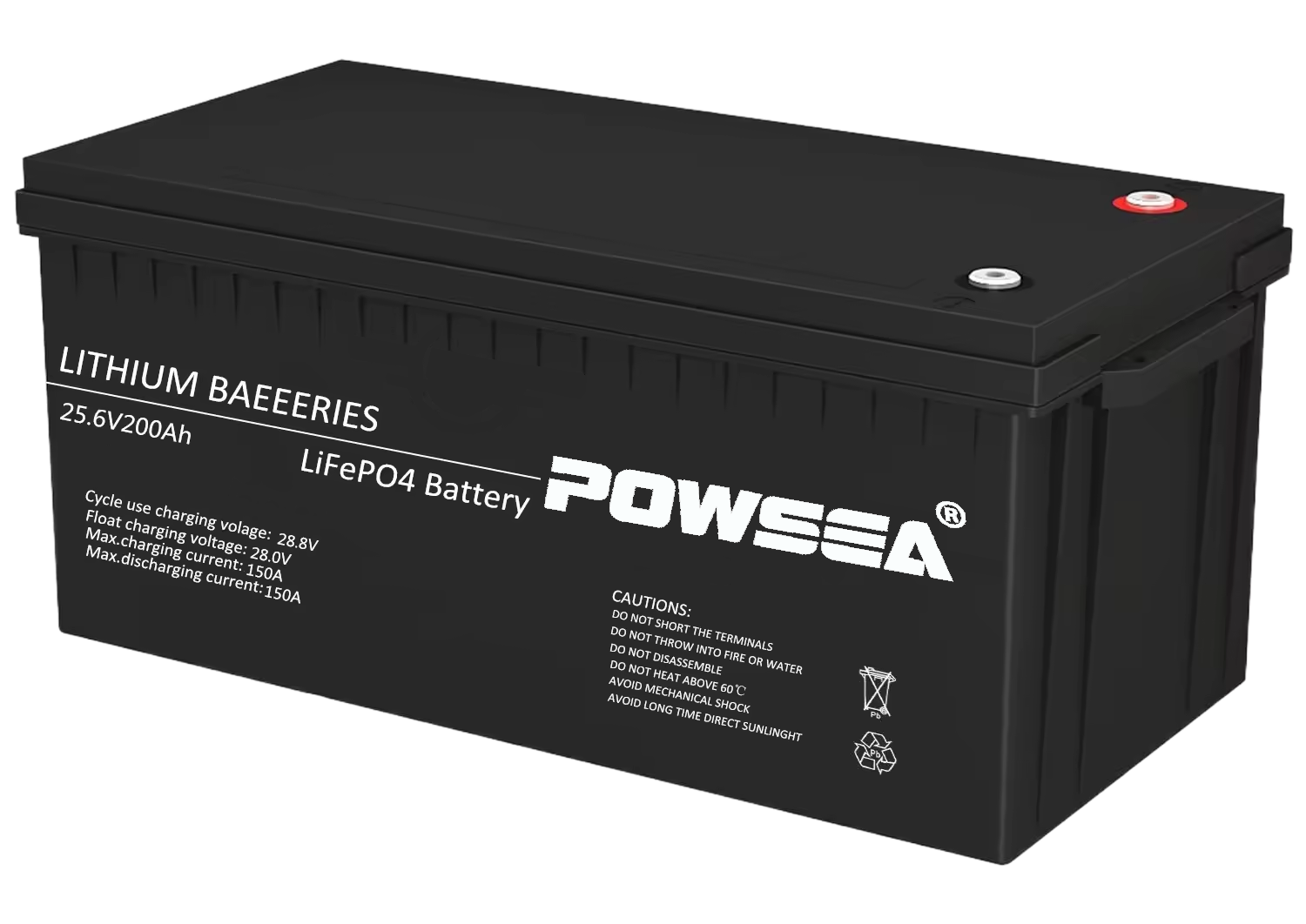 25.6V200Ah